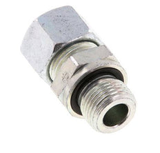 G 3/8'' Male x 12L Zinc plated Steel Straight Cutting Ring with FKM Seal 315 Bar DIN 2353 [2 Pieces]