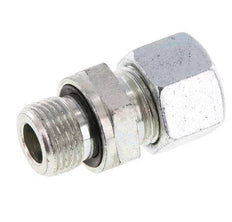 G 3/8'' Male x 12L Zinc plated Steel Straight Cutting Ring with FKM Seal 315 Bar DIN 2353 [2 Pieces]