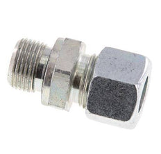 G 3/8'' Male x 12L Zinc plated Steel Straight Cutting Ring with FKM Seal 315 Bar DIN 2353 [2 Pieces]