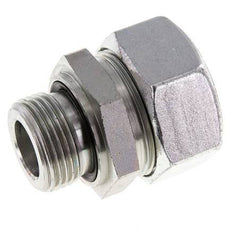 G 1'' Male x 35L Zinc plated Steel Straight Cutting Ring with FKM Seal 160 Bar DIN 2353