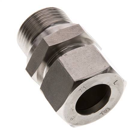 G 3/4'' Male x 18L Stainless steel Straight Cutting Ring 315 Bar DIN 2353