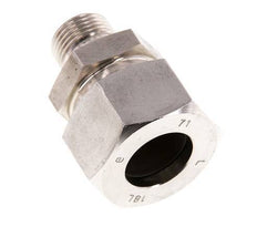 G 3/8'' Male x 18L Stainless steel Straight Cutting Ring 315 Bar DIN 2353