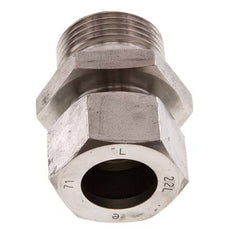 G 1'' Male x 22L Stainless steel Straight Cutting Ring 160 Bar DIN 2353