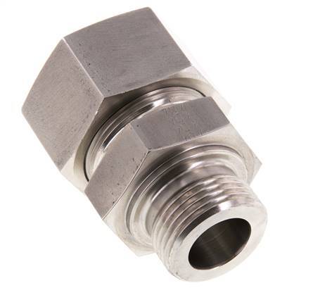 G 1'' Male x 30S Stainless steel Straight Cutting Ring 400 Bar DIN 2353