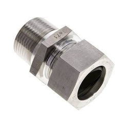 1'' NPT Male x 28L Stainless steel Straight Cutting Ring 160 Bar DIN 2353