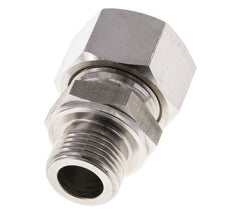 M18x1.5 Male x 15L Stainless steel Straight Cutting Ring 315 Bar DIN 2353