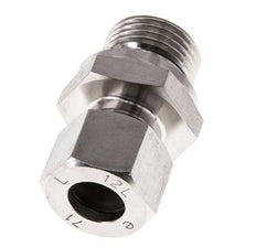 G 1/2'' Male x 12L Stainless steel Straight Cutting Ring with FKM Seal 315 Bar DIN 2353