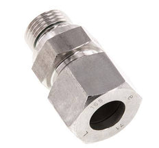 G 1/2'' Male x 16S Stainless steel Straight Cutting Ring with FKM Seal 400 Bar DIN 2353