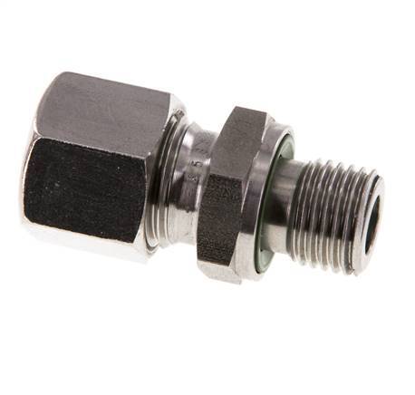 G 1/4'' Male x 10L Stainless steel Straight Cutting Ring with FKM Seal 315 Bar DIN 2353