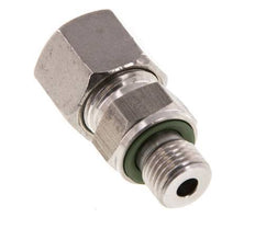 G 1/4'' Male x 10S Stainless steel Straight Cutting Ring with FKM Seal 630 Bar DIN 2353