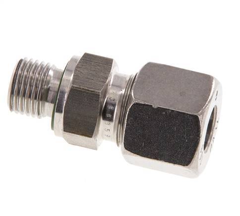 G 1/4'' Male x 10S Stainless steel Straight Cutting Ring with FKM Seal 630 Bar DIN 2353