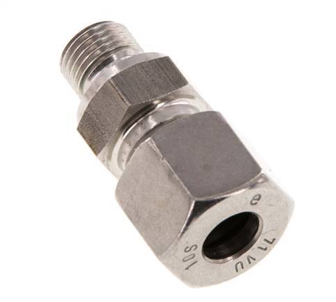 G 1/4'' Male x 10S Stainless steel Straight Cutting Ring with FKM Seal 630 Bar DIN 2353