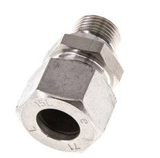 G 3/8'' Male x 15L Stainless steel Straight Cutting Ring with FKM Seal 315 Bar DIN 2353