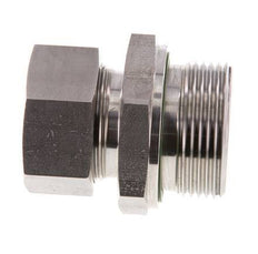 G 1 1/4'' Male x 28L Stainless steel Straight Cutting Ring with FKM Seal 160 Bar DIN 2353