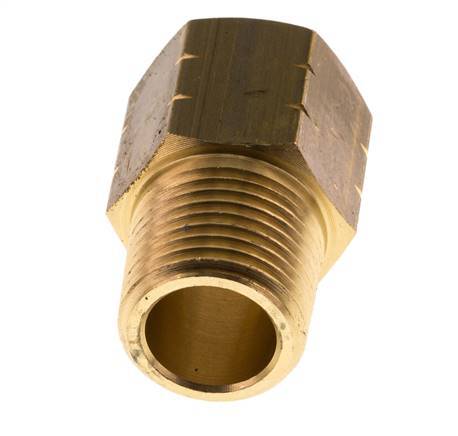 1/2'' NPT x G 1/2'' M/F Brass Reducing Ring 16 Bar - Hydraulic
