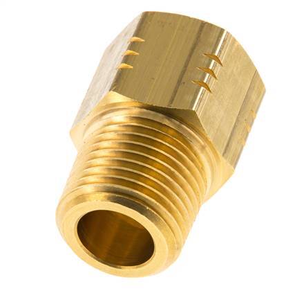 R 1/2'' x 1/2'' NPT M/F Brass Reducing Ring 16 Bar - Hydraulic