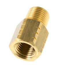 R 1/4'' x 1/4'' NPT M/F Brass Reducing Ring 16 Bar - Hydraulic