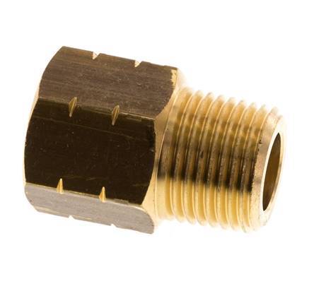 3/8'' NPT x G 3/8'' M/F Brass Reducing Ring 16 Bar - Hydraulic