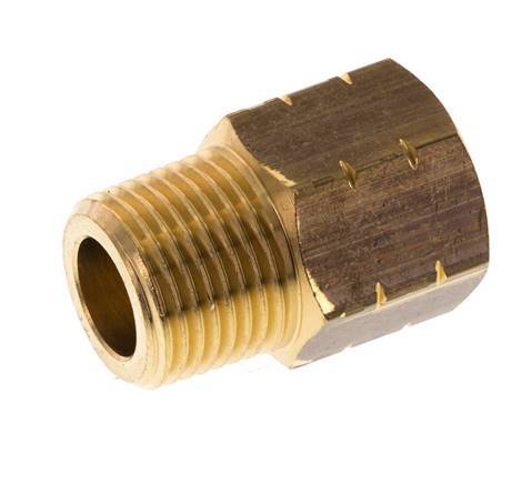 3/8'' NPT x G 3/8'' M/F Brass Reducing Ring 16 Bar - Hydraulic