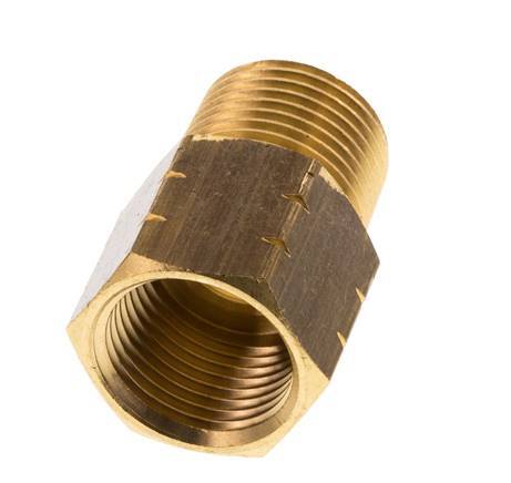 3/8'' NPT x G 3/8'' M/F Brass Reducing Ring 16 Bar - Hydraulic