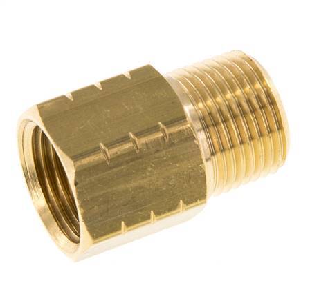 R 3/8'' x 3/8'' NPT M/F Brass Reducing Ring 16 Bar - Hydraulic