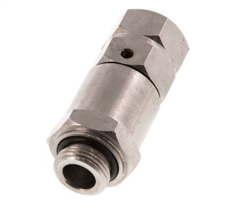 G 3/8'' M/F Nickel plated Brass Swivel Joint 10 Bar - High speed