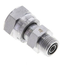 UN 13/16''-16 x UN 11/16''-16 F/M Zinc plated Steel Reducing Adapter ORFS 630 Bar - Hydraulic