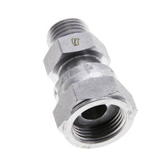 UN 13/16''-16 x UN 11/16''-16 F/M Zinc plated Steel Reducing Adapter ORFS 630 Bar - Hydraulic