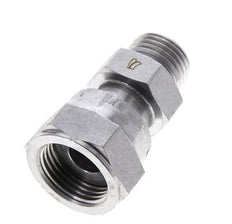 UN 13/16''-16 x UN 11/16''-16 F/M Zinc plated Steel Reducing Adapter ORFS 630 Bar - Hydraulic
