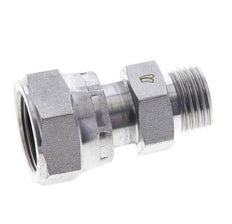 UN 13/16''-16 x UN 11/16''-16 F/M Zinc plated Steel Reducing Adapter ORFS 630 Bar - Hydraulic