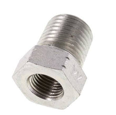 1/4'' NPT x 1/8'' NPT M/F Zinc plated Steel Reducing Ring 275 Bar - Hydraulic [2 Pieces]