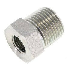 3/8'' NPT x 1/8'' NPT M/F Zinc plated Steel Reducing Ring 210 Bar - Hydraulic