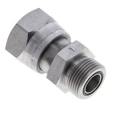 UN 1-7/16''-12 x UN 1-3/16''-12 F/M Zinc plated Steel Reducing Adapter ORFS 400 Bar - Hydraulic