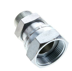 UN 1-11/16''-12 x UN 1-3/16''-12 F/M Zinc plated Steel Reducing Adapter ORFS 250 Bar - Hydraulic