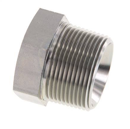 1 1/4'' NPT x 1'' NPT M/F Zinc plated Steel Reducing Ring 80 Bar - Hydraulic