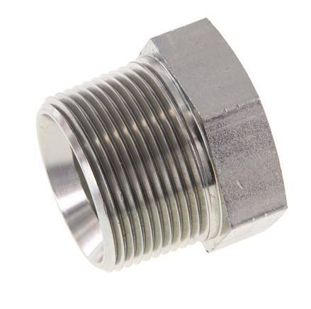 1 1/4'' NPT x 1'' NPT M/F Zinc plated Steel Reducing Ring 80 Bar - Hydraulic