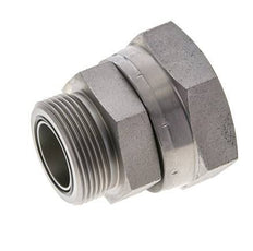 UN 2''-12 x UN 1-11/16''-12 F/M Zinc plated Steel Reducing Adapter ORFS 250 Bar - Hydraulic