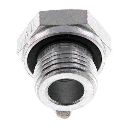 G 1/2'' x G 1/4'' M/F Zinc plated Steel Reducing Adapter 630 Bar - Hydraulic [2 Pieces]