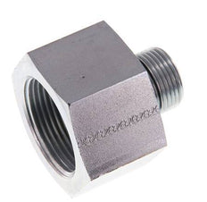 G 3/4'' x G 1 1/4'' M/F Zinc plated Steel Reducing Adapter 400 Bar - Hydraulic