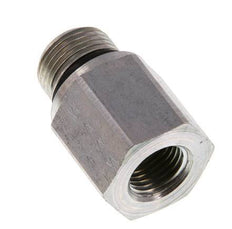 G 3/8'' x G 1/4'' M/F Zinc plated Steel Reducing Adapter 630 Bar - Hydraulic [2 Pieces]
