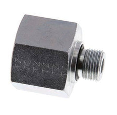 G 3/8'' x G 3/4'' M/F Zinc plated Steel Reducing Adapter 400 Bar - Hydraulic