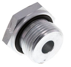 G 1'' x G 1/4'' M/F Zinc plated Steel Reducing Adapter 400 Bar - Hydraulic