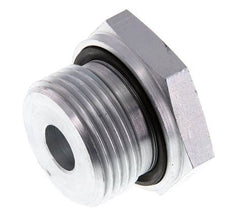 G 1'' x G 1/4'' M/F Zinc plated Steel Reducing Adapter 400 Bar - Hydraulic
