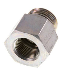 G 1'' x G 3/4'' M/F Zinc plated Steel Reducing Adapter 400 Bar - Hydraulic