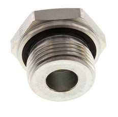 G 1'' x G 3/8'' M/F Zinc plated Steel Reducing Adapter 400 Bar - Hydraulic