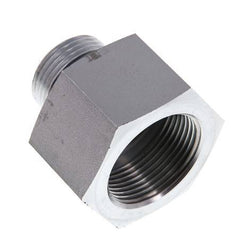 G 1'' x G 1 1/4'' M/F Zinc plated Steel Reducing Adapter 400 Bar - Hydraulic
