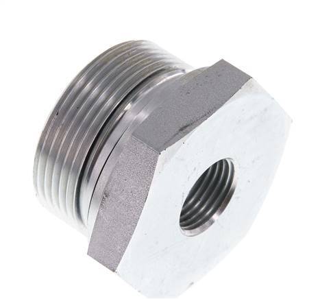 G 1 1/2'' x G 1/2'' M/F Zinc plated Steel Reducing Adapter 315 Bar - Hydraulic