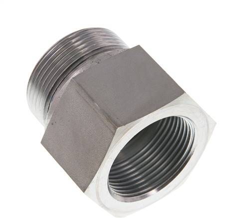 G 1 1/2'' x G 1 1/4'' M/F Zinc plated Steel Reducing Adapter 315 Bar - Hydraulic