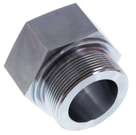 G 2'' x G 1 1/2'' M/F Zinc plated Steel Reducing Adapter 160 Bar - Hydraulic
