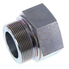 G 2'' x G 1 1/2'' M/F Zinc plated Steel Reducing Adapter 160 Bar - Hydraulic